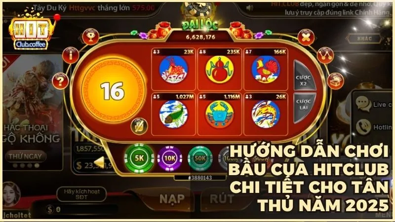Hướng dẫn chơi Bầu Cua HITCLUB chi tiết cho tân thủ năm 2025