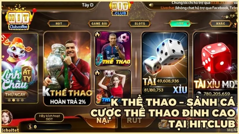 K Thể Thao – Sảnh cá cược thể thao đỉnh cao tại HITCLUB