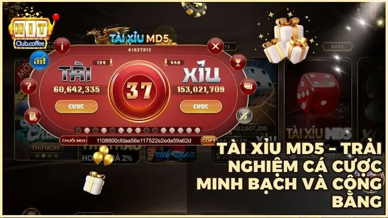 Tài Xỉu MD5 – Trải nghiệm cá cược minh bạch và công bằng