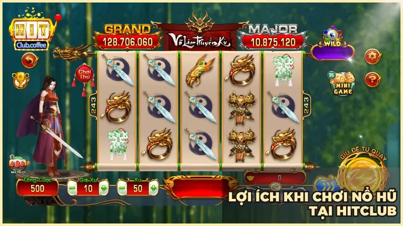 Nổ Hũ Võ Lâm Truyền Kỳ Hitclub | Săn Jackpot, chinh phục giang hồ dễ dàng 5 Tham gia Hitclub để nhận bảo mật cao cấp giao diện thân thiện ưu đãi liên tục